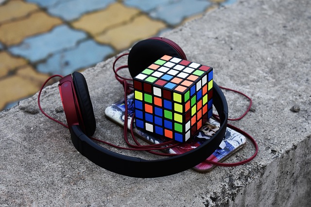 headphone, cube, music, headset, sony, gray music, gray headphones